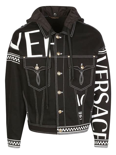 mens vintage versace jacket|versace denim jacket.